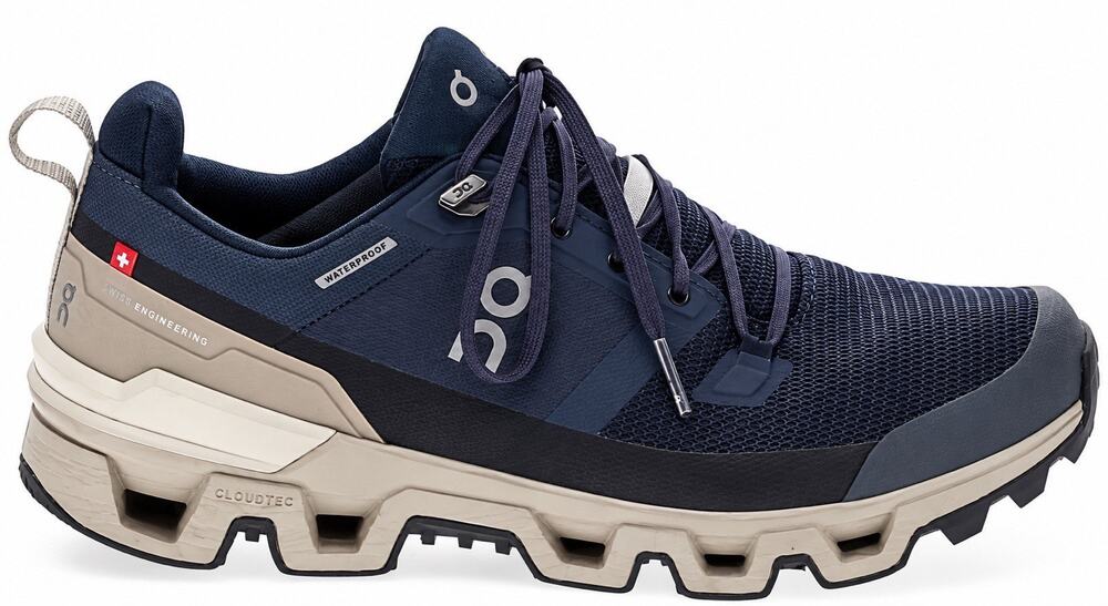 On Cloud Women’s Sz 9 Waterproof Trail Running Shoes Navy Blue CloudTec Sneakers